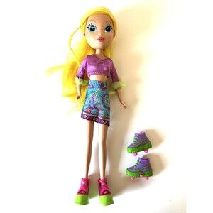 Lisa Frank FAB FRIENDS CASSIE 11” Doll with Outfit and Skates